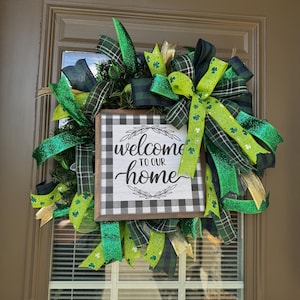 St Patrick’s Day Wreath Door Hanger