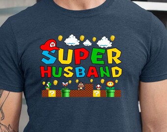Super Husband T-Shirt,Custom Men Shirt, Husband Tee, Gift For Dad,Husband Gift,Super Husband Shirt,Gift For Husband,Gamer Husband Gift