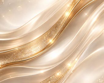 Luxe goud abstract behang, modern marmereffect, beige neutrale muurkunst (schilstick)