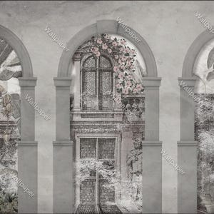 Carta da parati classica 3D - Artistica - Poster storico 3D - Camera da letto - Soggiorno - Natura - Ufficio - Stacca e attacca - Rimovibile dopo l'incollaggio