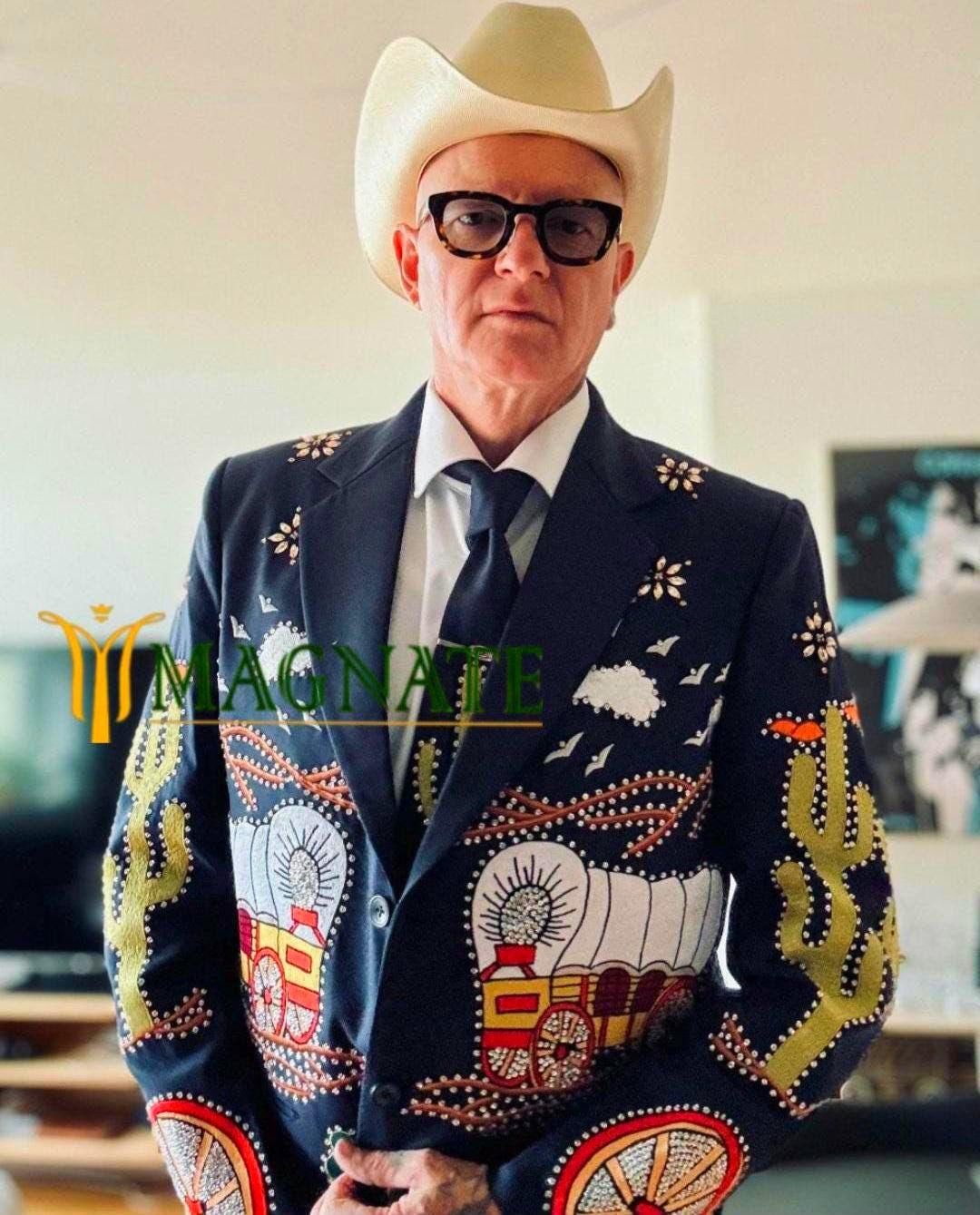 Wedding Suits Traje Para Boda Vaquero Men's Customized Piece Suits