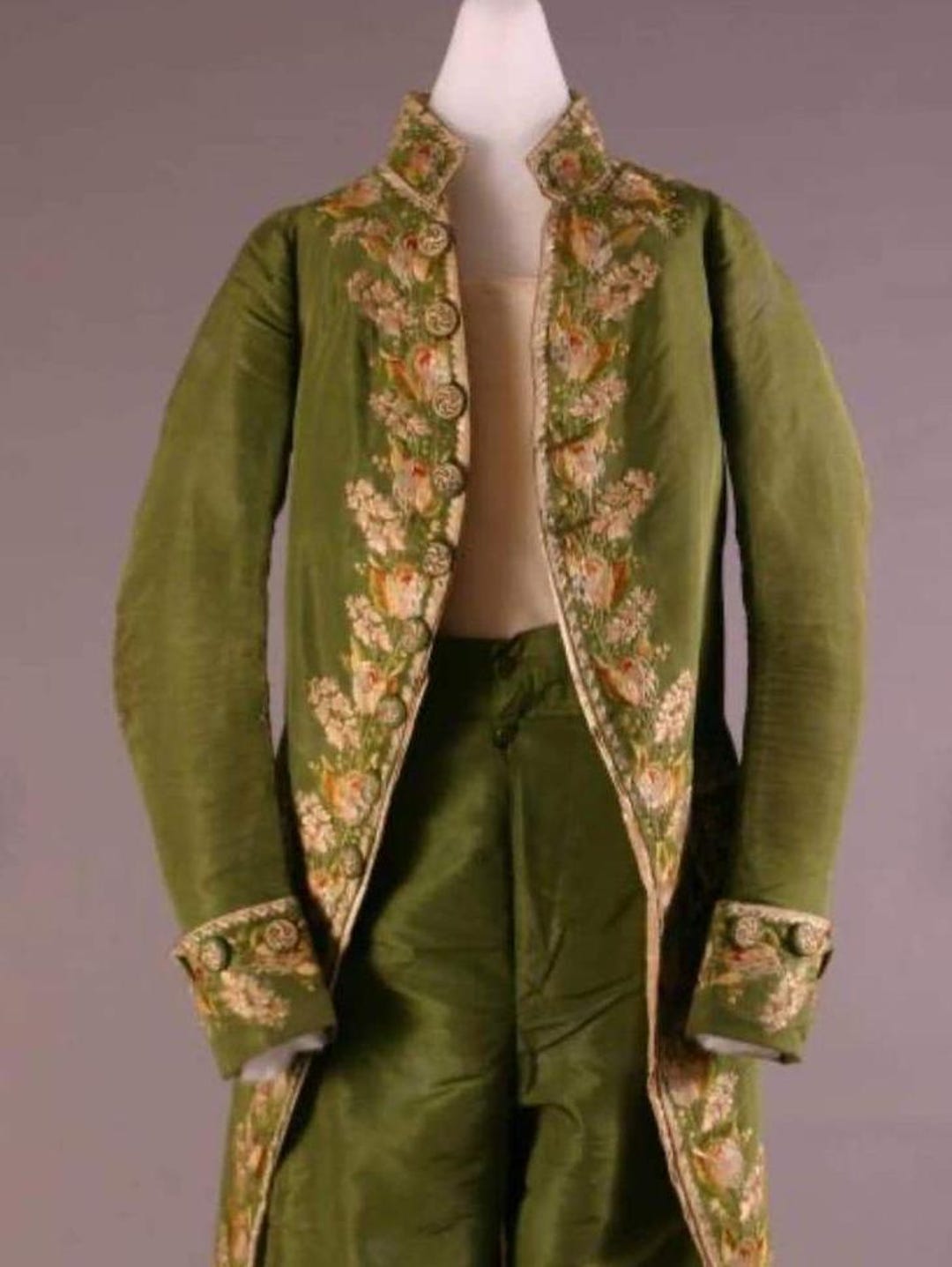 Men Powder Blue 4Pc Vintage Styled History Suits for Wedding Theatre Carnival Attire