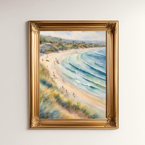 Surf Art, Aerial Beach Prints, Coastal Wall Decor, Coastal Art, Boho Beach Digital Print, Nantucket Coastal Art, Beach House Artwork, Ocean