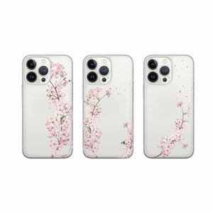 Coque Sakura, Japon, fleurs de cerisier pour iPhone 16 Pro, 15, 14, 13, 12, 11, Google Pixel 9 Pro, 8, 7A, Samsung Galaxy S24 fe, A16, A