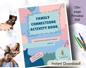 Family Connections Activity Book, 26 Screen-Free Games (Printable PDF)