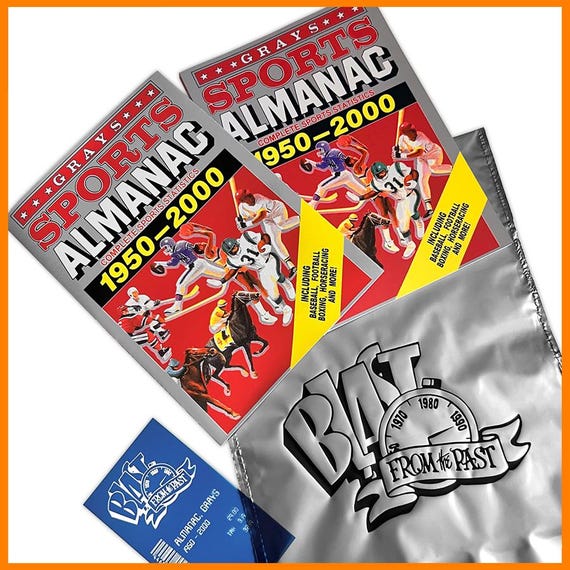 Back to the Future - Gray's Sports Almanac With Receipt and Silver