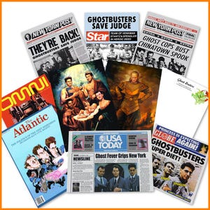 Colección de accesorios de 10 piezas de Los Cazafantasmas