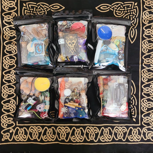 Bolsa de curiosidades de bruja 1 • Bolsita misteriosa • Confeti de bruja