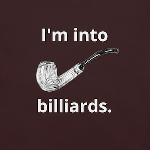Billiards Dark Unisex t-shirt
