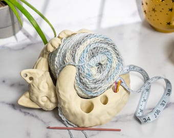 3D Printed Cat Yarn Bowl: Knitting & Crochet Organizer