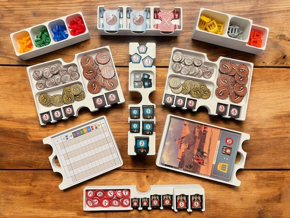 7 Wonders Board Game Insert: Fits Second Edition, Cities, Leaders, Armada