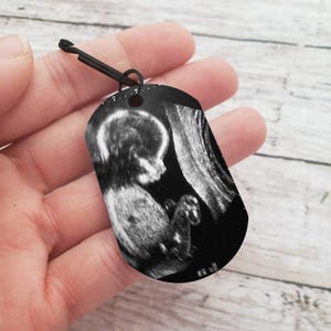 Personalised custom text, photo, image keychain, first-time parent gift, anniversary keychain, boyfriend gift, birthday gift