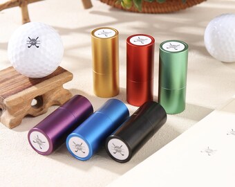 Personalized Golf Ball Stamp: Custom Name Marker, Golfer Gift