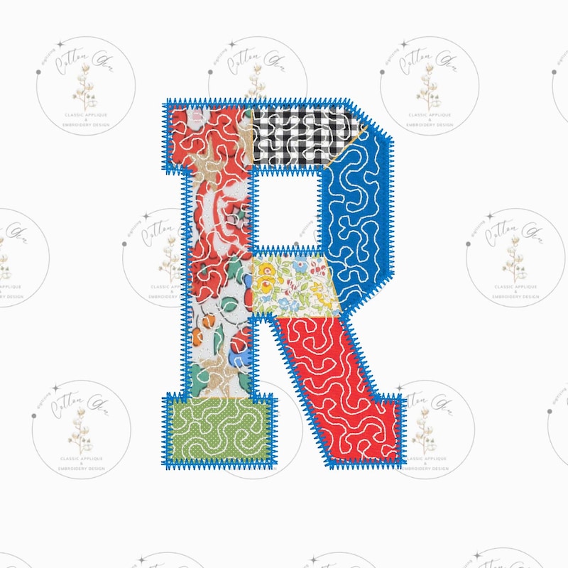 Letter Applique - Etsy