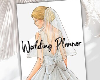 Agenda de mariage modifiable | organisateur de mariage | organisateur de mariage Plan de mariage Budget de mariage | Liste de contrôle pour le mariage
