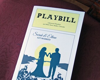 Broadway Invitation Etsy