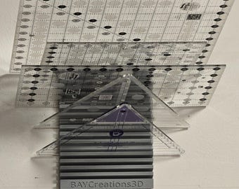 Quilting Ruler Storage: Wall Mount (25 Colors!)