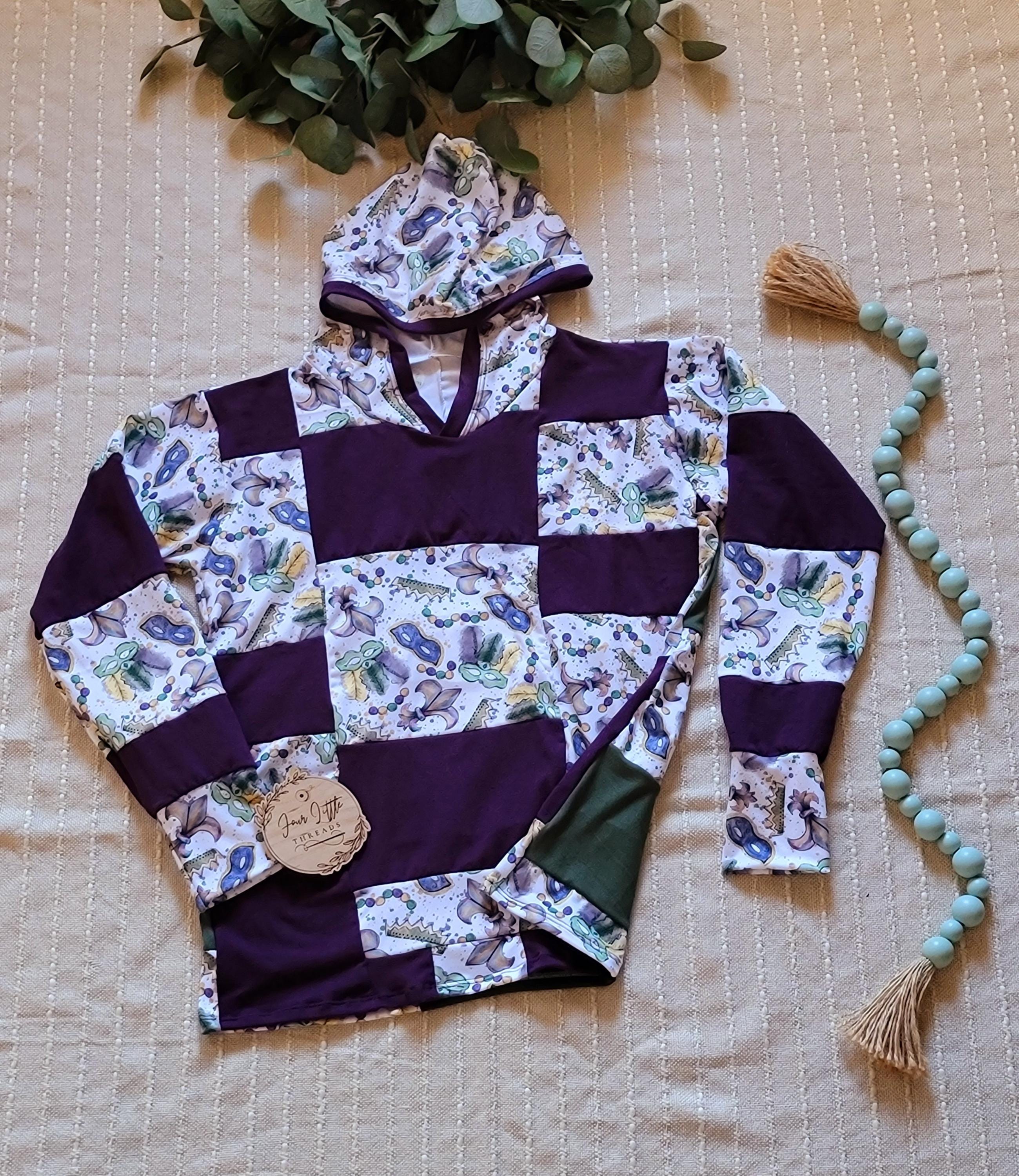 Camo Patchwork Hoodie - Etsy