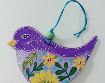 Wee Chookie Bird/Handpainted Original Birdie Decoration