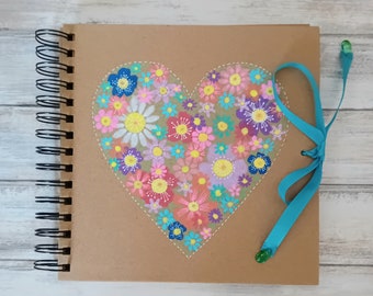 Floral Heart Keepsake Book