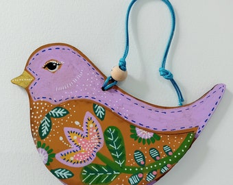 Wee Chookie Bird/Handpainted Original Birdie Decoration