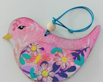 Wee Chookie Bird/Handpainted Original Birdie Decoration