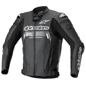 Handmade Alpinestars Motorbike Leather Jacket Motorcycle Jacket, Personlized Jacket, Alpinestars Biker Jacket, Gray & Black Biker Jacket