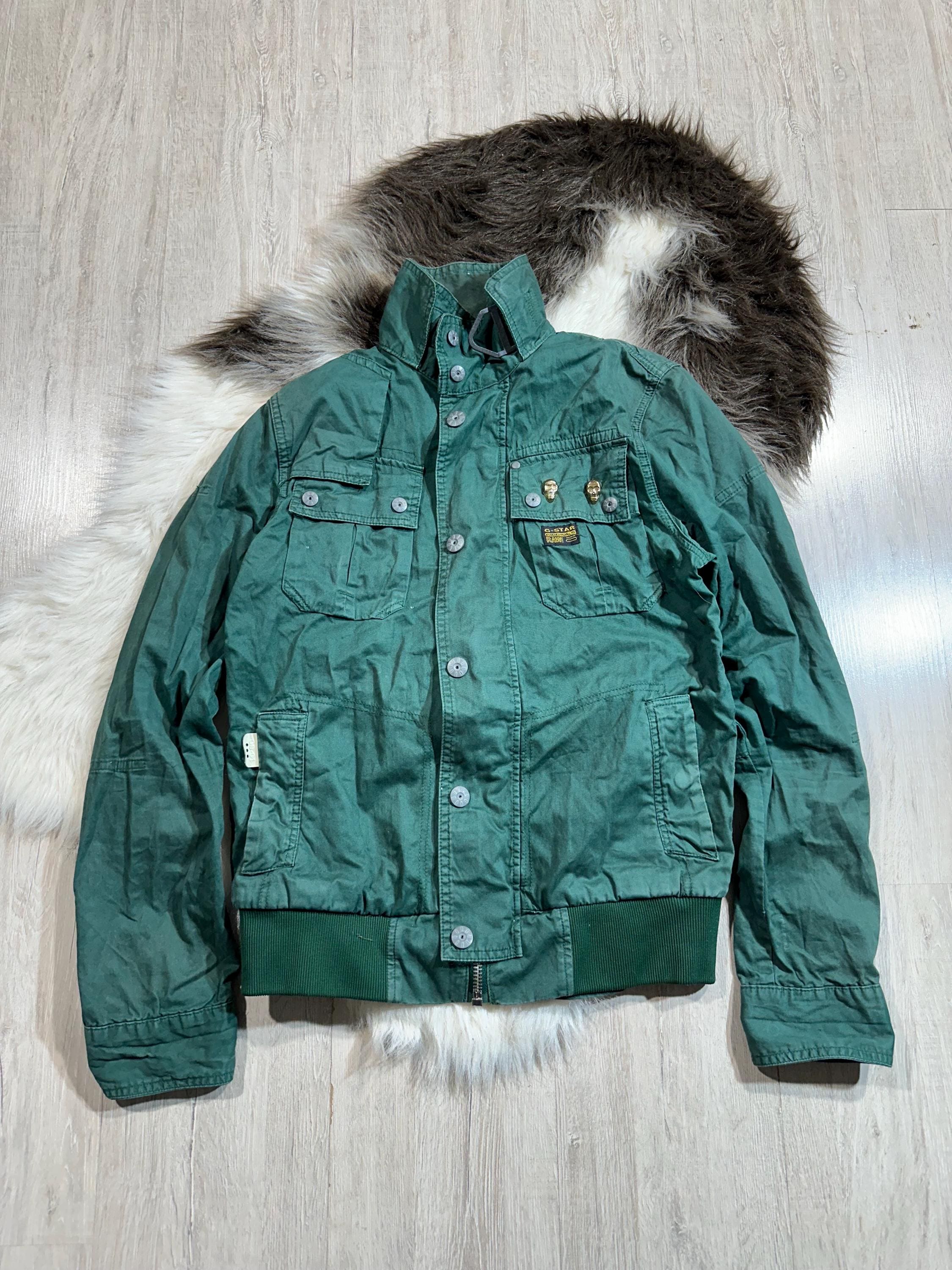 G Star Raw Jacket - Etsy G-STAR RAW gimmick fur bomber jacket y2k