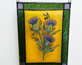 Thistle with Bee