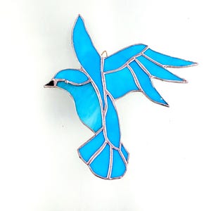 Blue bird sun catcher
