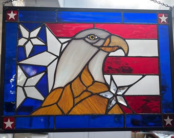 Bald Eagle Stars and Stripes