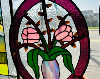 Tulip and Pussy Willow