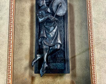 Framed Tambour: drummer boy