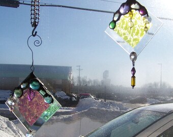Winter Ice "dichroic" sun catcher
