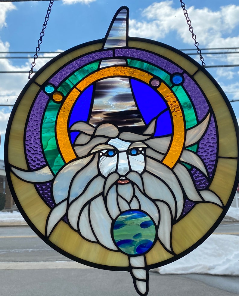 Wizard in stained glass image 7