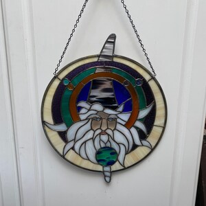 Wizard in stained glass image 2