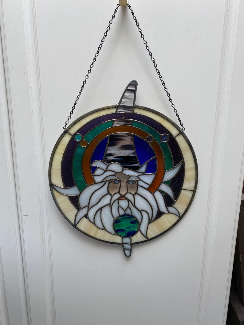 Wizard in stained glass image 2