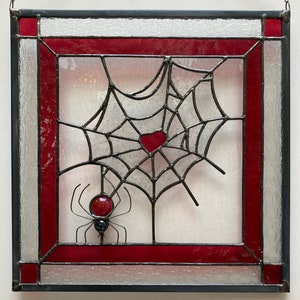 Spider with heart web image 8