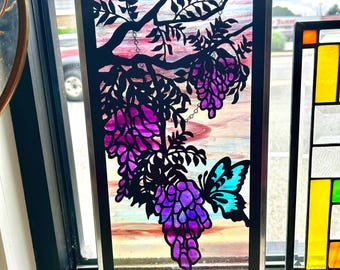 Grape vine metal hanging