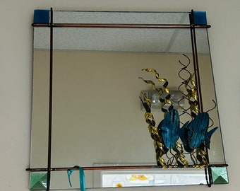 Metal Fish Mirror