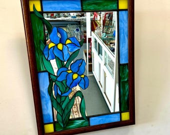 Floral Mirrors: Iris or Rose
