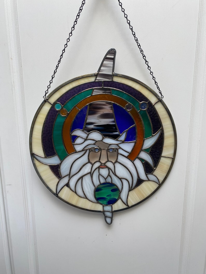 Wizard in stained glass image 3