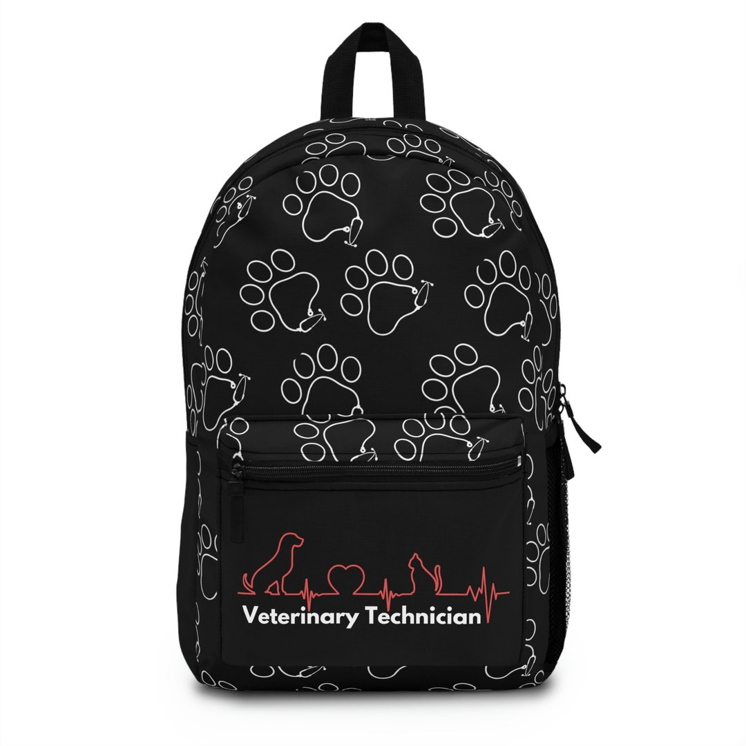 Pawprint Heartbeat Veterinary Technician Mini Backpack  display picture 1