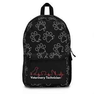Pawprint Heartbeat Veterinary Technician Mini Backpack