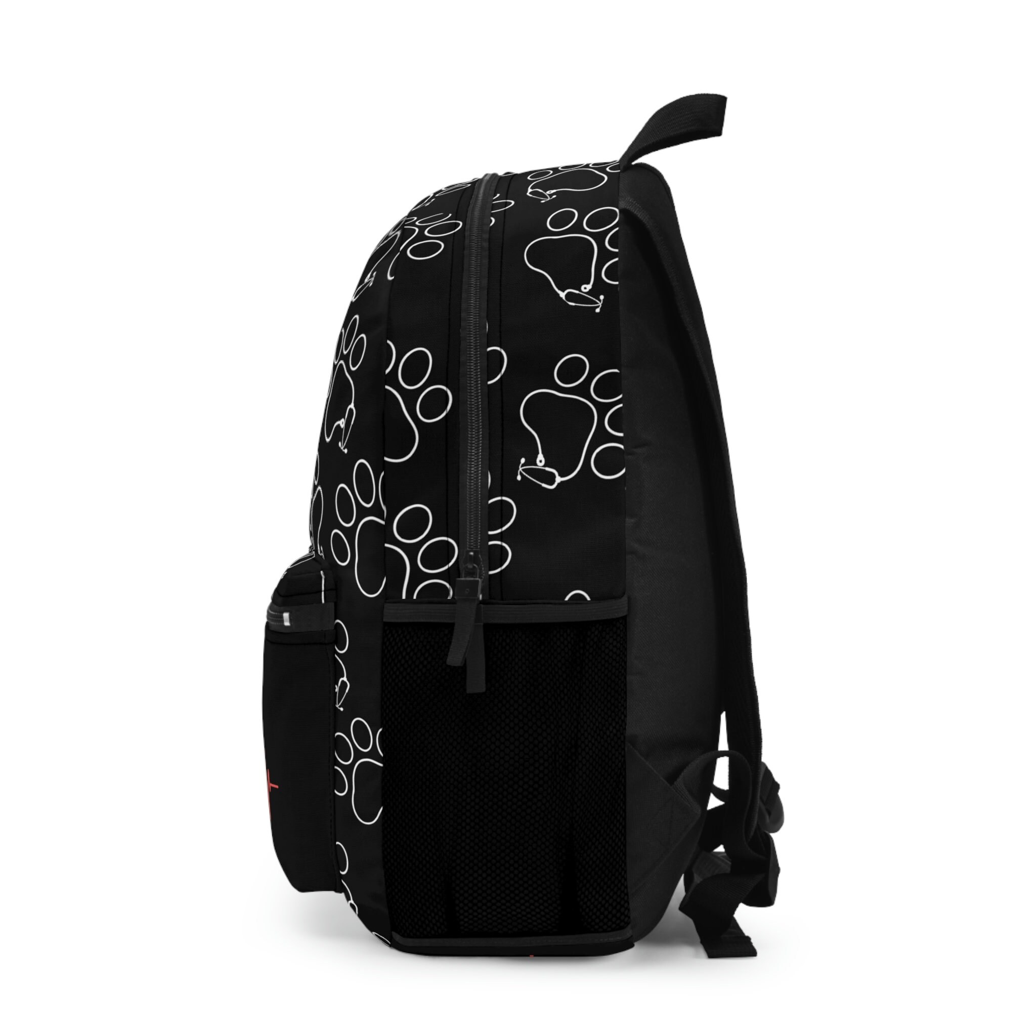 PawPrint Medical Backpack Pawprint Heartbeat Veterinary Technician Mini Backpack  main image 4