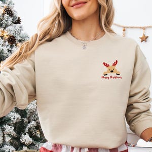 christmas embroidered sweatshirt, christmas sweatshirt , Embroidered christmas, christmas gift, embroidered sweater, personalized gift, gift