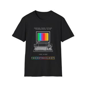 1985 A1000 - Collector Computer Hardware - Unisex Softstyle Computer T-Shirt