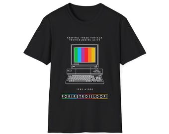 1985 A1000 - Collector Computer Hardware - Unisex Softstyle Computer T-Shirt