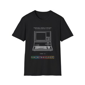 1980 Computer III - Classic Computer Hardware - Unisex Softstyle T-Shirt