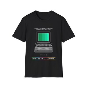 1984 Computer II c - Classic Computer Hardware - Unisex Softstyle T-Shirt